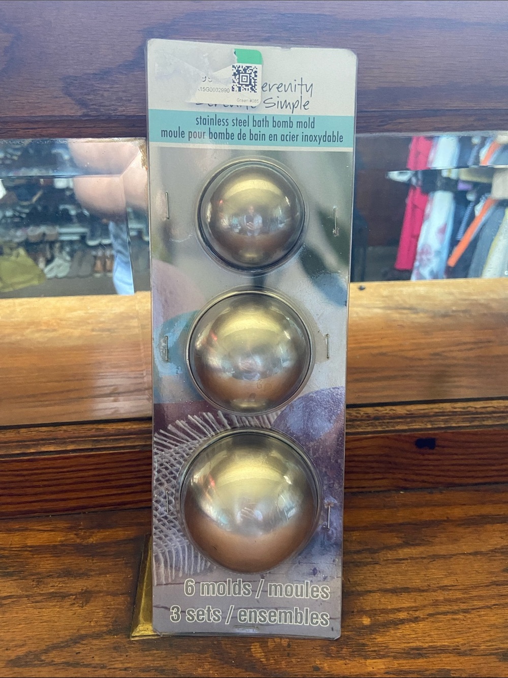 3 Set Serenity Stainless Steel Bath Bomb Mold Set - Silver